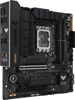 Материнская плата Asus TUF GAMING B760M-PLUS Soc-1700 Intel B760 4xDDR5 mATX AC`97 8ch(7.1) 2.5Gg RAID+HDMI+DP - купить недорого с доставкой в интернет-магазине