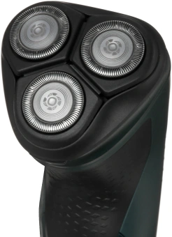 Бритва роторная Philips X3002/00 реж.эл.:3 питан.:аккум. зеленый/черный - купить недорого с доставкой в интернет-магазине