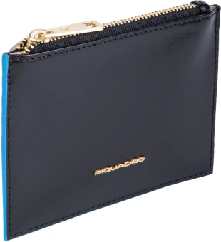 Чехол для кредитных карт Piquadro Blue Square PP6659B2R/N черный натур.кожа - купить недорого с доставкой в интернет-магазине