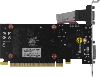 Видеокарта Biostar PCI-E GT710-2GB D3 LP NVIDIA GeForce GT 710 2Gb 64bit DDR3 954/1333 DVIx1 HDMIx1 CRTx1 HDCP Ret low profile - купить недорого с доставкой в интернет-магазине