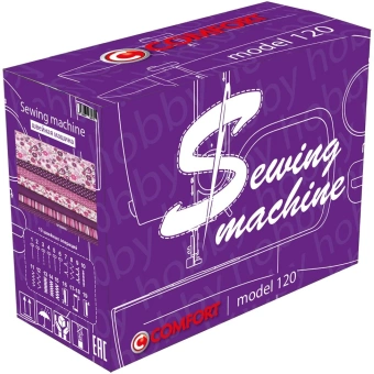 Швейная машина Comfort 120 белый/фиолетовый - купить недорого с доставкой в интернет-магазине