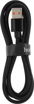 Кабель Hoco U125 TYPE-C 5A(11916) USB (m)-USB Type-C (m) 1.2м черный - купить недорого с доставкой в интернет-магазине