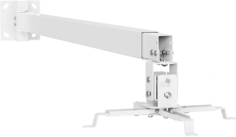 Кронштейн для проектора Cactus CS-VM-PRE04-WT белый макс.20кг настенный и потолочный поворот и наклон - купить недорого с доставкой в интернет-магазине