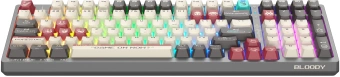 Клавиатура A4Tech Bloody WS98 Pixels Red механическая темно-серый/белый USB беспроводная BT/Radio Multimedia for gamer LED (WS98) - купить недорого с доставкой в интернет-магазине