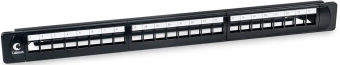 Патч-панель наборная Cabeus PLB-24 19" 1U 24xKeystone UTP - купить недорого с доставкой в интернет-магазине