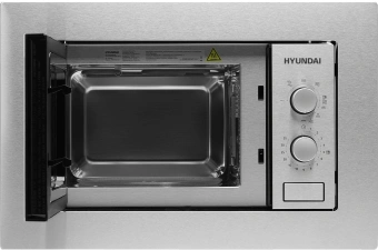 Микроволновая печь Hyundai HBW 2030 IX 20л. 800Вт нержавеющая сталь (встраиваемая) - купить недорого с доставкой в интернет-магазине