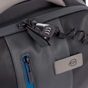 Рюкзак мужской Piquadro Urban CA4818UB00/NGR черный/серый натур.кожа - купить недорого с доставкой в интернет-магазине