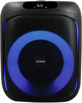 Минисистема Digma D-MC1700 черный 30Вт FM USB BT micro SD - купить недорого с доставкой в интернет-магазине