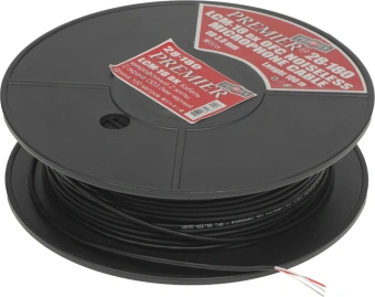 Кабель акустический Premier LCM-18 BK 100м. черный (28-180 100) - купить недорого с доставкой в интернет-магазине