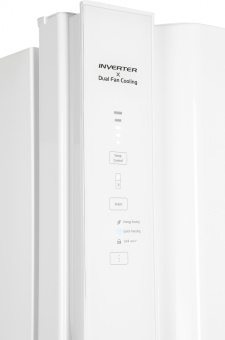 Холодильник Hitachi R-V660PUC7-1 PWH 2-хкамерн. белый глянц. инвертер - купить недорого с доставкой в интернет-магазине