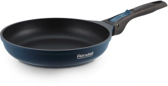 Сковорода Rondell Del mar RDA-1848 круглая 26см покрытие: Xylan Plus ручка съемная (без крышки) синий - купить недорого с доставкой в интернет-магазине