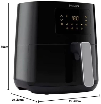 Аэрогриль Philips HD9252/70 1400Вт черный - купить недорого с доставкой в интернет-магазине