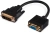Переходник Buro DVI-D (m) VGA (f) 0.23м (BU-DVI-VGA) черный - купить недорого с доставкой в интернет-магазине