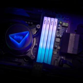 Память DDR5 2x16GB 6400MHz A-Data AX5U6400C3216G-DTLABRWH XPG Lancer Blade RGB RTL Gaming PC5-51200 CL32 DIMM ECC 288-pin 1.4В kit dual rank с радиатором Ret - купить недорого с доставкой в интернет-магазине