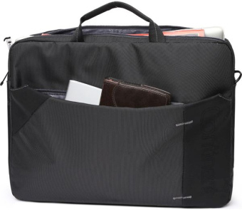 Сумка для ноутбука 15.6" Continent CC-205 GA серый нейлон/полиэстер - купить недорого с доставкой в интернет-магазине