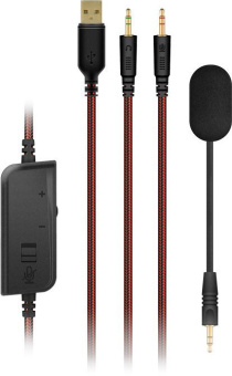 Наушники с микрофоном Sven AP-U1001MV черный 2.2м накладные оголовье (SV-019341) - купить недорого с доставкой в интернет-магазине