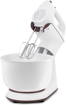 Миксер стационарный Vitek VT-1416 W 700Вт белый/коричневый - купить недорого с доставкой в интернет-магазине