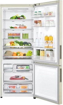 Холодильник LG GC-B569PECM 2-хкамерн. бежевый глянц. инвертер - купить недорого с доставкой в интернет-магазине