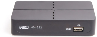 Ресивер DVB-T2 Сигнал Эфир HD-222 черный - купить недорого с доставкой в интернет-магазине