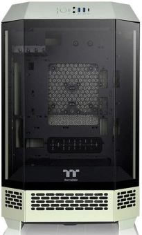 Корпус Thermaltake The Tower 300 Matcha зеленый без БП mATX 8x120mm 6x140mm 2xUSB3.0 audio bott PSU - купить недорого с доставкой в интернет-магазине