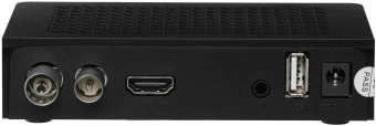Ресивер DVB-T2 Hyundai H-DVB240 черный - купить недорого с доставкой в интернет-магазине