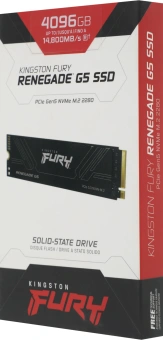 Накопитель SSD Kingston PCIe 5.0 x4 4TB SFYR2S/4T0 Fury Renegade M.2 2280 - купить недорого с доставкой в интернет-магазине