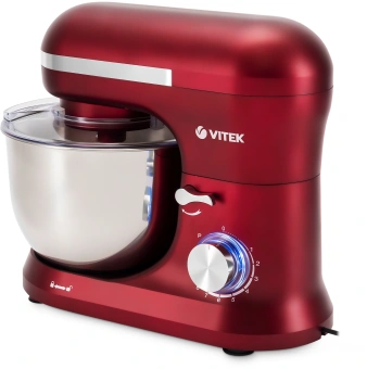 Миксер планетарный Vitek VT-PM0111 1500Вт вишневый - купить недорого с доставкой в интернет-магазине
