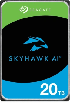 Жесткий диск Seagate SATA-III 20TB ST20000VE004 Surveillance SkyHawkAI 512E (7200rpm) 512Mb 3.5" - купить недорого с доставкой в интернет-магазине