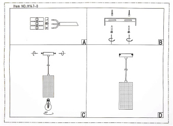 Светильник Hiper Marseille H147-0 подвес. черный - купить недорого с доставкой в интернет-магазине