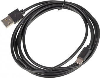 Кабель USB (m)-USB Type-C (m) 2м черный - купить недорого с доставкой в интернет-магазине