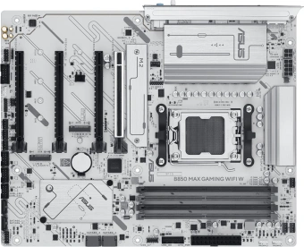 Материнская плата Asus B850 MAX GAMING WIFI W SocketAM5 AMD B850 4xDDR5 ATX AC`97 8ch(7.1) 2.5Gg RAID+HDMI+DP - купить недорого с доставкой в интернет-магазине
