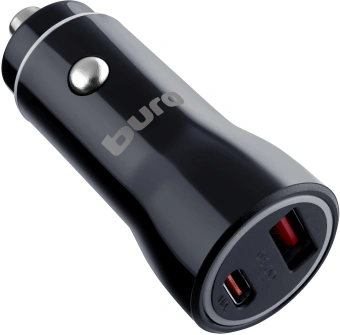 Автомобильное зар./устр. Buro BUCN1 18W 3A (PD+QC) USB-C/USB-A универсальное черный (BUCN18P110BK) - купить недорого с доставкой в интернет-магазине