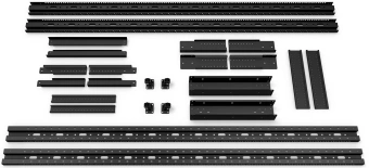 Стойка двухрамная Cabeus RA-47U-1000 RA-47U-1000-BK 47U 515ммx960мм 280кг черный - купить недорого с доставкой в интернет-магазине