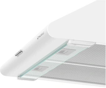 Вытяжка козырьковая Maunfeld MP-1 60 белый управление: кнопочное (1 мотор) - купить недорого с доставкой в интернет-магазине