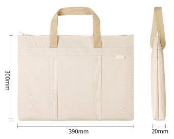 Портфель Deli 63788WHITE 40x30x4см ткань белый - купить недорого с доставкой в интернет-магазине