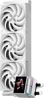 Система водяного охлаждения PcCooler DS360 Display ARGB Soc-AM5/AM4/1200/1700/1851 белый 4-pin 39.8dB Al LCD 310W Ret (DS360-WHAWXY-GL) - купить недорого с доставкой в интернет-магазине
