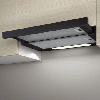 Вытяжка встраиваемая Elica Elite 14 Lux BL/A/50 черный управление: кнопочное (1 мотор) - купить недорого с доставкой в интернет-магазине