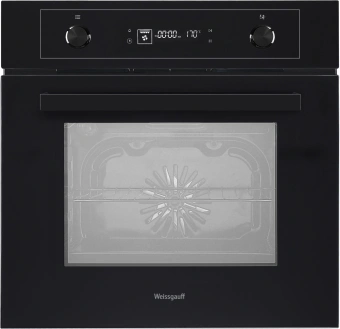 Духовой шкаф Электрический Weissgauff EOM 661 PDBS черный - купить недорого с доставкой в интернет-магазине