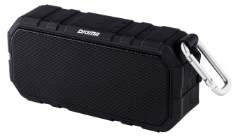 Колонка порт. Digma S-40 черный 10W 1.0 BT 2000mAh (SP4010B) - купить недорого с доставкой в интернет-магазине