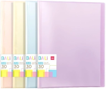 Папка с 30 прозр.вклад. Deli EB033 A4 полипропилен ассорти - цена, купить или заказать с доставкой в интернет-магазине Папка с 30 прозр.вклад. Deli EB033 A4 полипропилен ассорти - купить недорого с доставкой в интернет-магазине