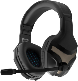 Наушники с микрофоном Оклик HS-L370G ECLIPSE черный 2м мониторные оголовье (1090730) - купить недорого с доставкой в интернет-магазине