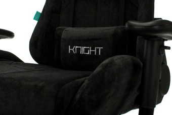 Кресло игровое Zombie VIKING KNIGHT Fabric черный Light-20 с подголов. крестов. металл - купить недорого с доставкой в интернет-магазине