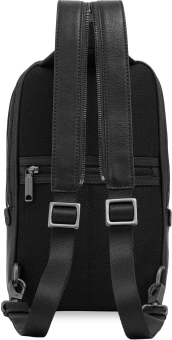 Рюкзак слинг мужской The Bridge Ludovico 053126LZ/7R черный натур.кожа - купить недорого с доставкой в интернет-магазине