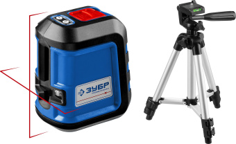 Нивелир лазерн. Зубр КРЕСТ-15 2кл.лаз. цв.луч. красный 2луч. (34902-3_Z01) - купить недорого с доставкой в интернет-магазине