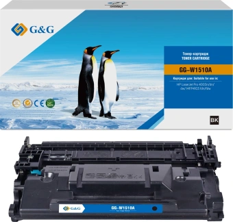 Картридж лазерный G&G GG-W1510A W1510A черный (3050стр.) для HP LJ Pro 4003n/dn/dw/MFP4103 fdn/fdw - купить недорого с доставкой в интернет-магазине