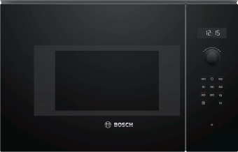 Микроволновая печь Bosch BFL524MB0 20л. 800Вт черный (встраиваемая) - купить недорого с доставкой в интернет-магазине