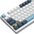 Клавиатура A4Tech Fstyler FS300 механическая белый/синий USB for gamer LED (FS300 PANDA SNOWBOARDING) - цена, купить или заказать с доставкой в интернет-магазине Клавиатура A4Tech Fstyler FS300 механическая белый/синий USB for gamer LED (FS300 PANDA SNOWBOARDING) - купить недорого с доставкой в интернет-магазине