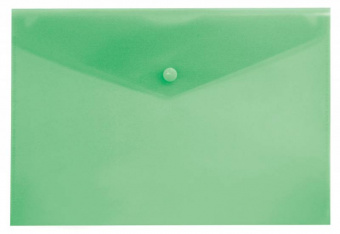 Конверт на кнопке Бюрократ -PK803AGRN A4 пластик 0.18мм зеленый - купить недорого с доставкой в интернет-магазине