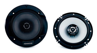 Колонки автомобильные Kenwood KFC-S1666 330Вт 90дБ 4Ом 16см (6.5дюйм) (ком.:2кол.) коаксиальные двухполосные - купить недорого с доставкой в интернет-магазине