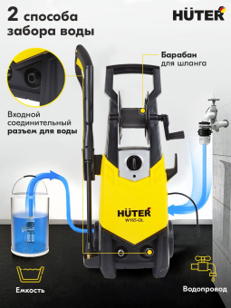 Минимойка Huter W165-QL 1900Вт (70/8/12) - купить недорого с доставкой в интернет-магазине